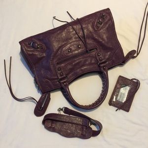 Rock n roll pink motorcycle bag